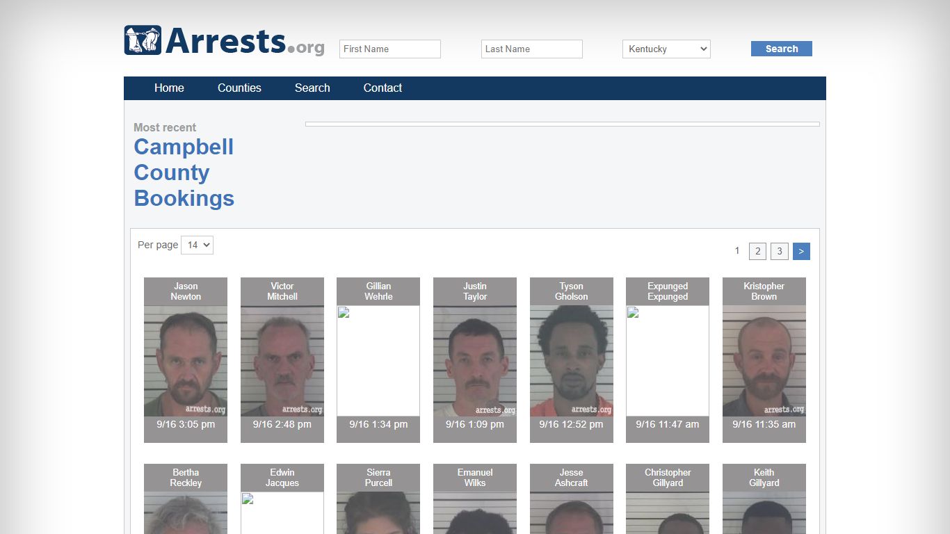 Campbell County Arrests and Inmate Search